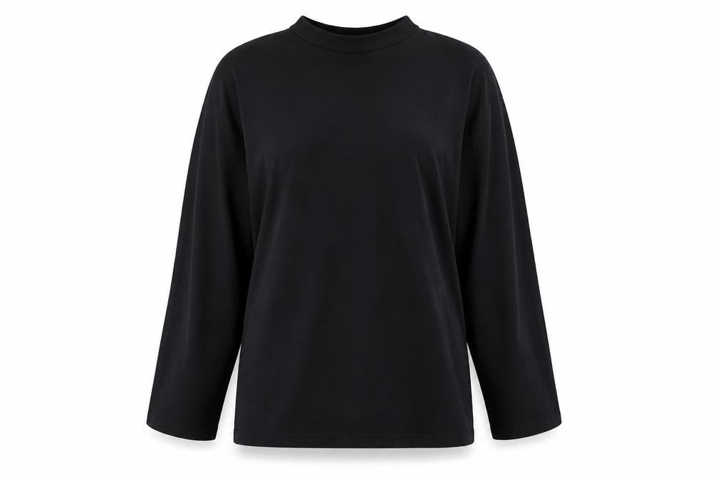 Womens UK Size XS PRETTYLITTLETHING Black Basic T-Shirt