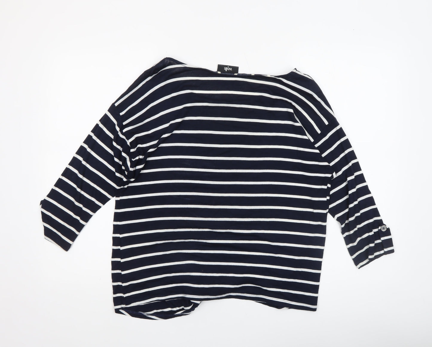 Womens UK Size M Wallis Blue Basic T-Shirt