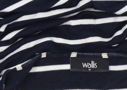 Womens UK Size M Wallis Blue Basic T-Shirt