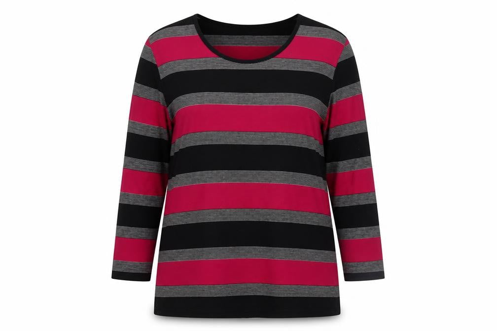 Womens UK Size L Viyella Multicoloured Basic T-Shirt