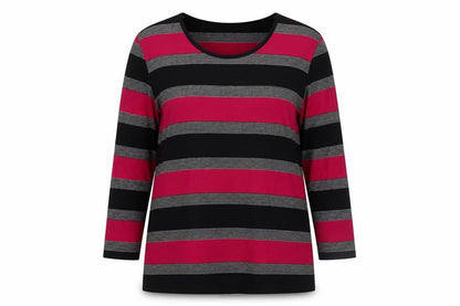 Womens UK Size L Viyella Multicoloured Basic T-Shirt
