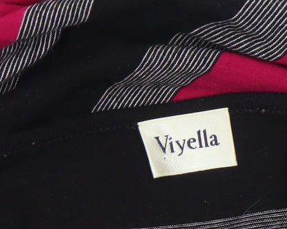 Womens UK Size L Viyella Multicoloured Basic T-Shirt