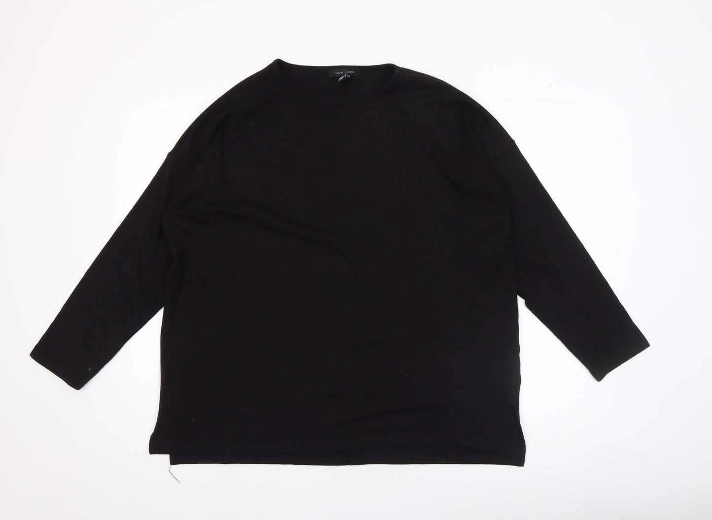 Womens UK Size M New Look Black Pullover Jumper