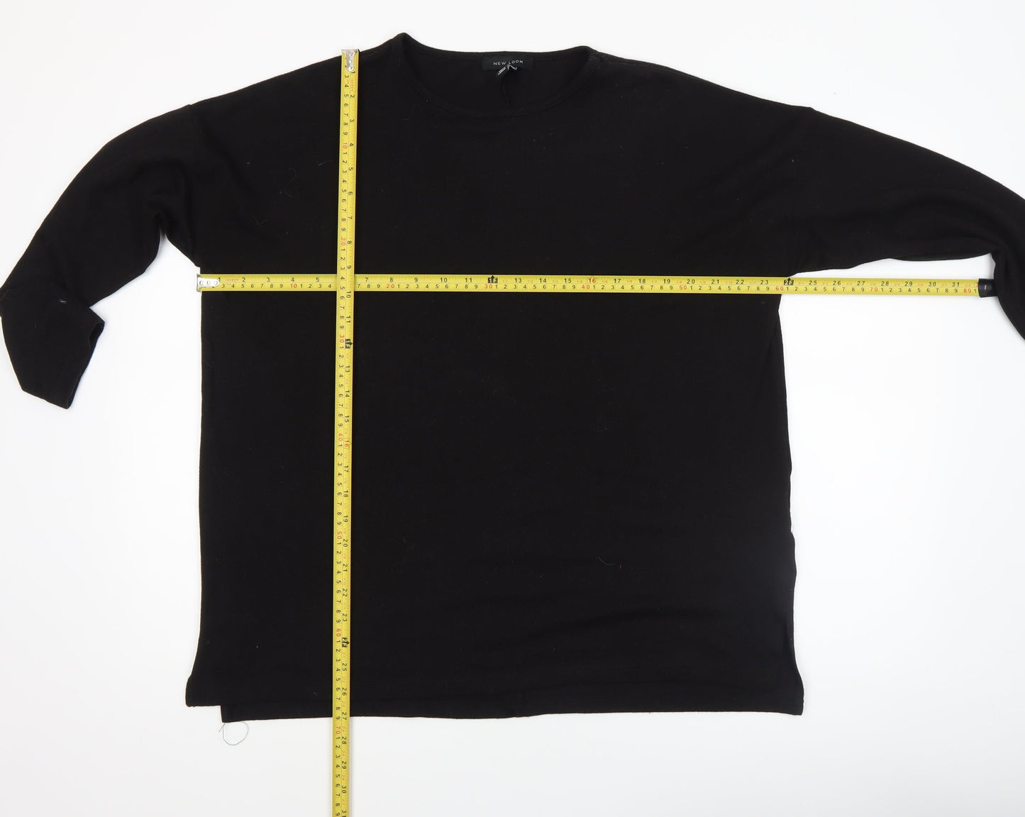 Womens UK Size M New Look Black Pullover Jumper
