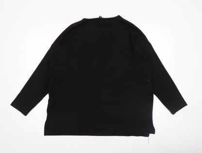 Womens UK Size M New Look Black Pullover Jumper