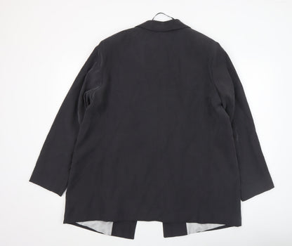 Womens UK Size 20 JD Williams Plus Black Blazer