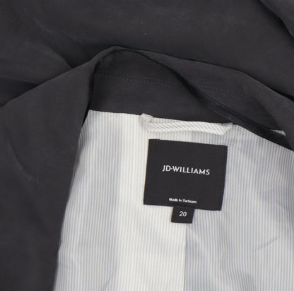 Womens UK Size 20 JD Williams Plus Black Blazer