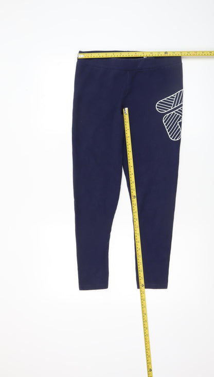 Womens UK Size M FILA  Leggings Blue Leggings