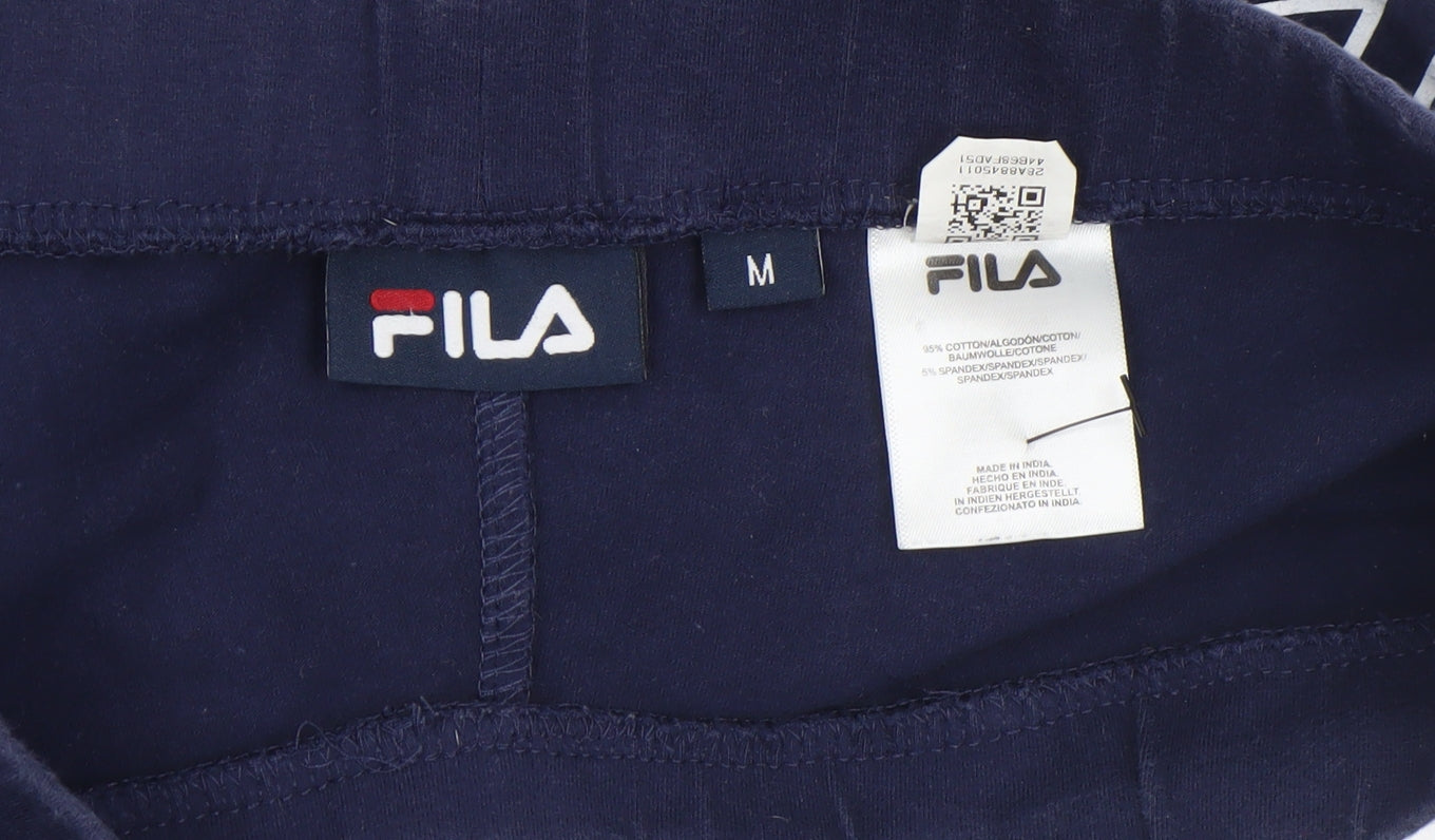 Womens UK Size M FILA  Leggings Blue Leggings