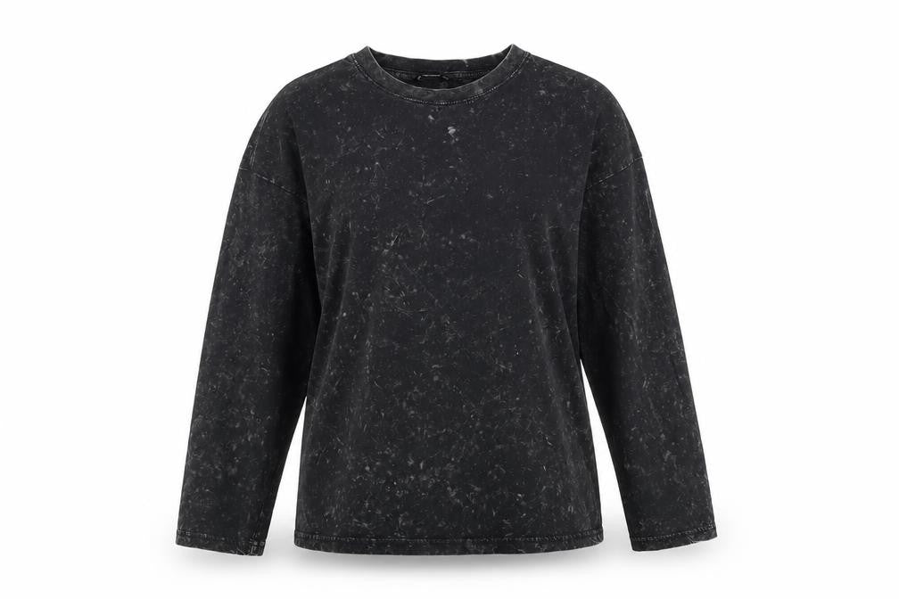 Womens UK Size XS Monki Black Basic T-Shirt