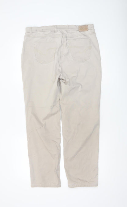 Womens UK Size 16 Toni Dress Slim Fit Chino Beige Trousers
