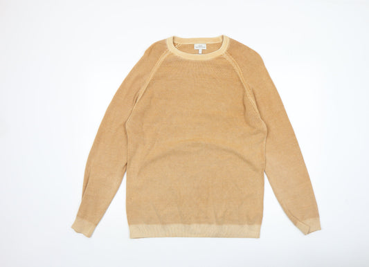 Mens UK Size M NEXT Beige Pullover Jumper