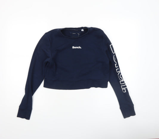 Womens UK Size 8 Bench Blue Pullover Sweatshirt