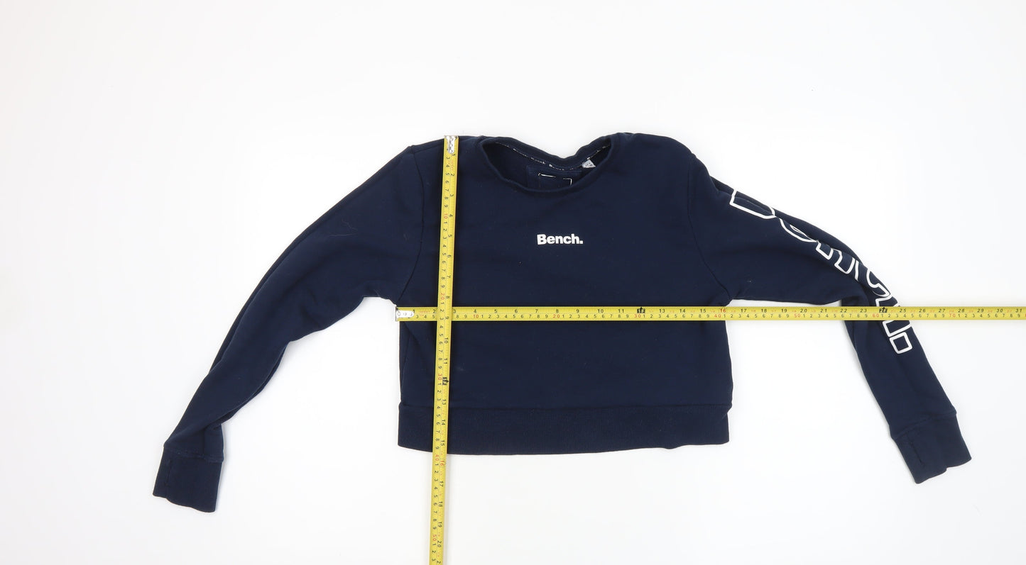 Womens UK Size 8 Bench Blue Pullover Sweatshirt