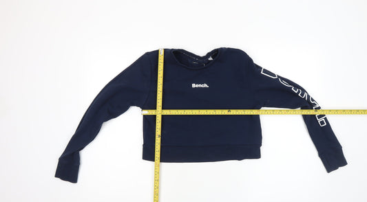 Womens UK Size 8 Bench Blue Pullover Sweatshirt