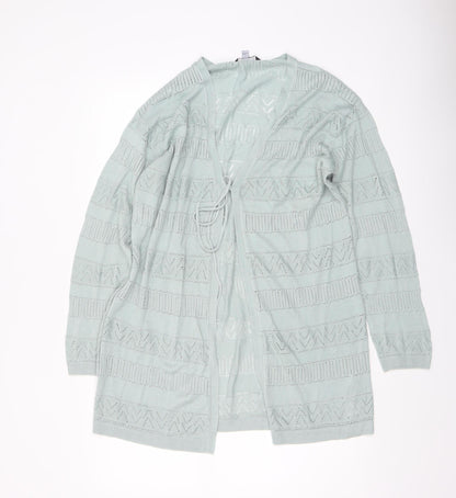 Womens UK Size 14 Dorothy Perkins Green Cardigan Jumper