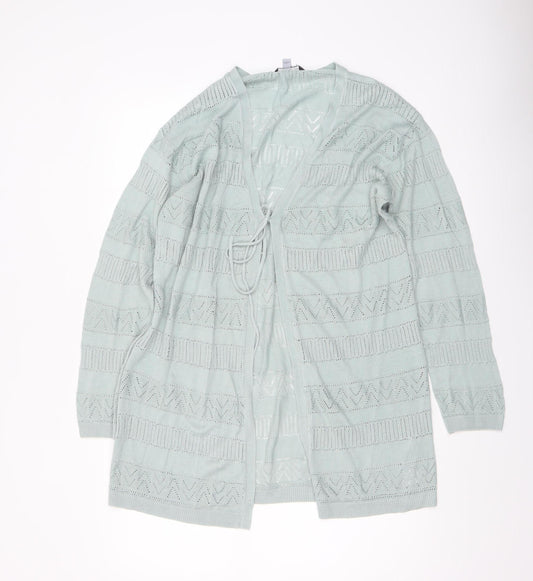 Womens UK Size 14 Dorothy Perkins Green Cardigan Jumper