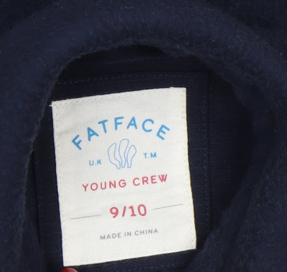 Boys UK Size 9-10 Years FatFace Blue Shirt Jacket