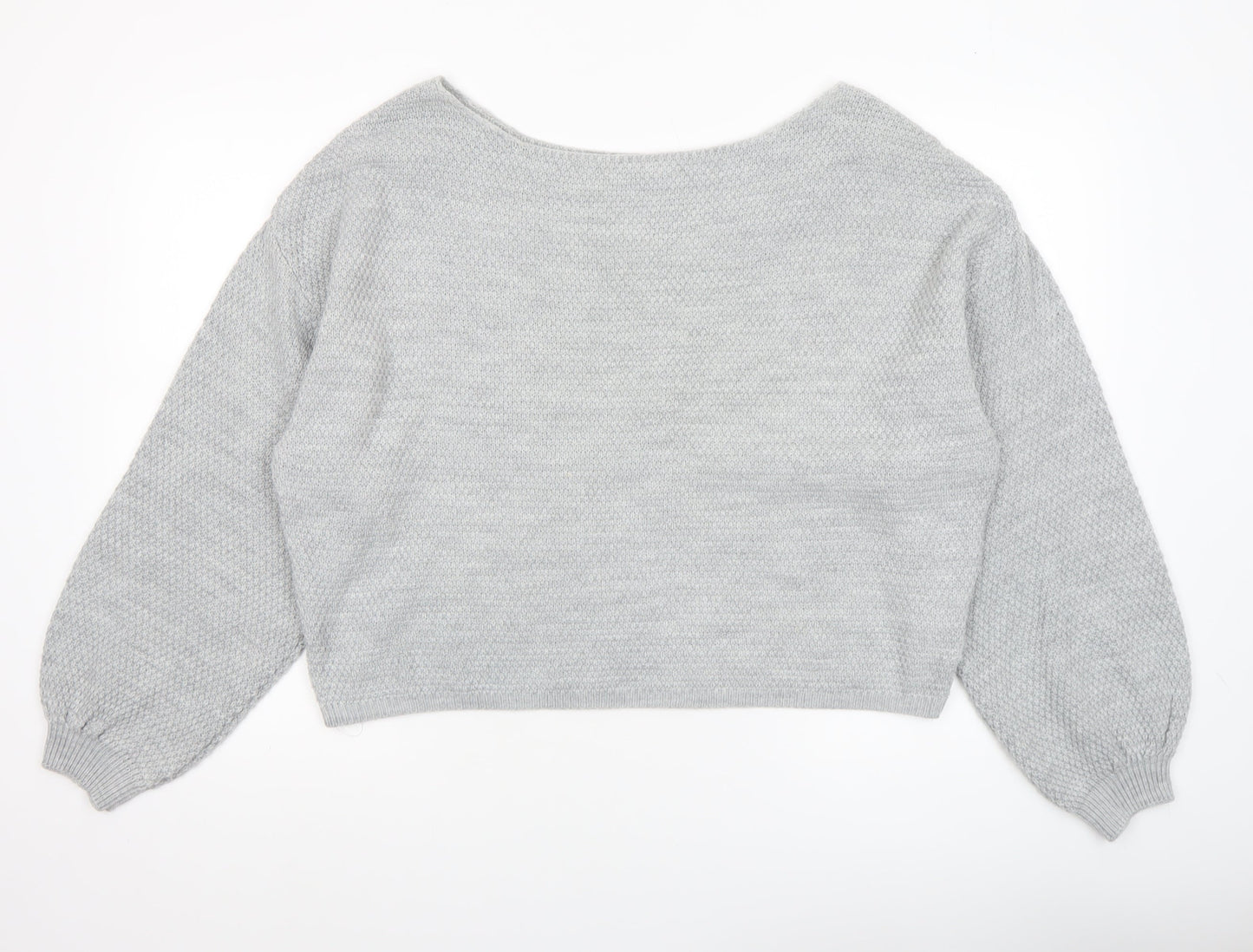Womens UK Size 10 THE ROCKN REV Grey Pullover Jumper