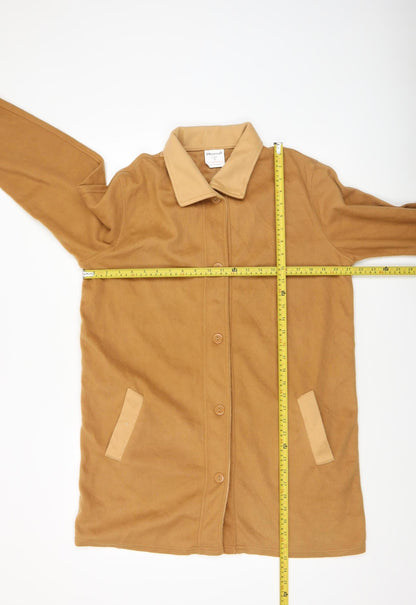 Womens UK Size M Damart Beige Overcoat