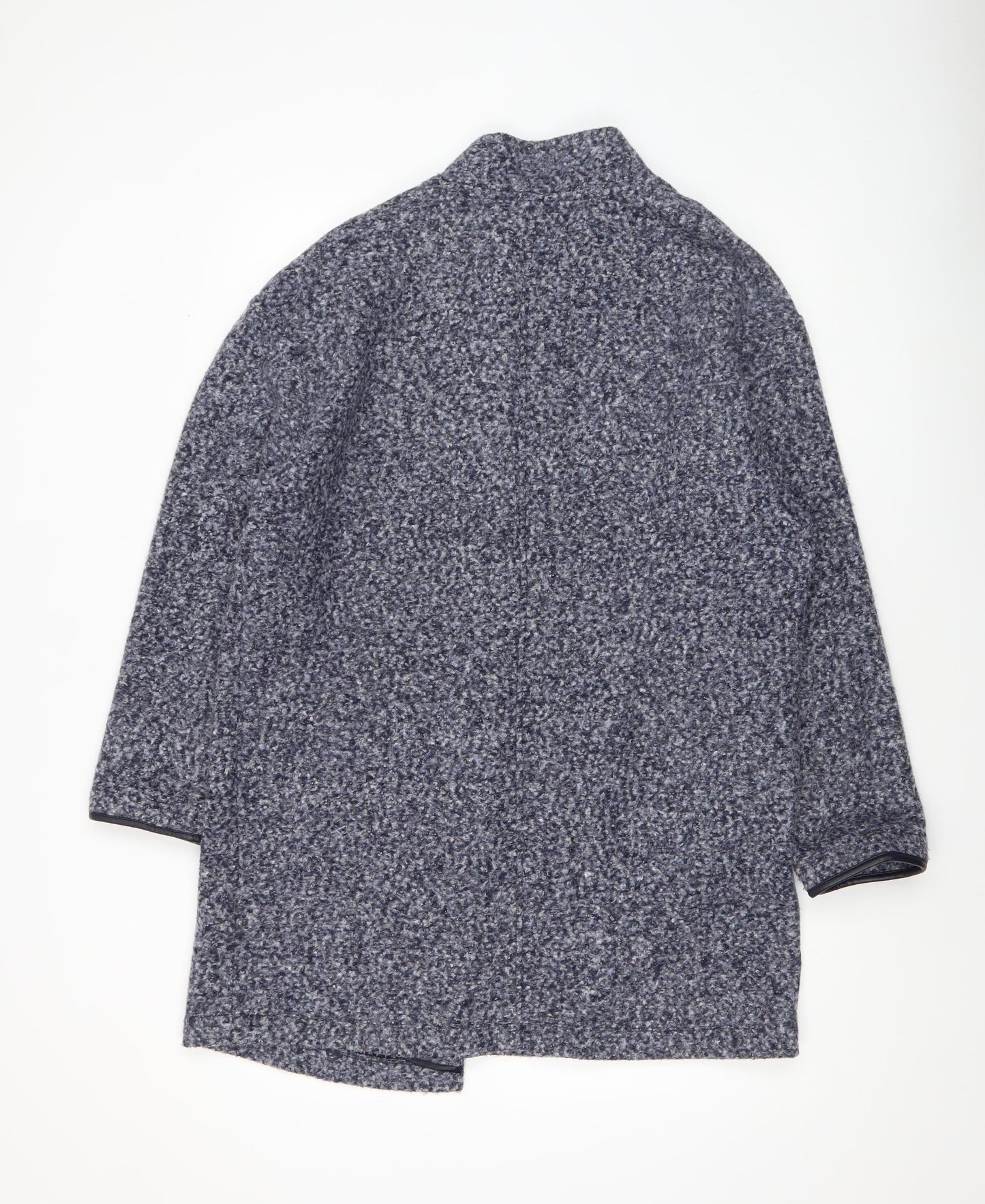 Womens UK Size 16 Marks and Spencer Blue Overcoat
