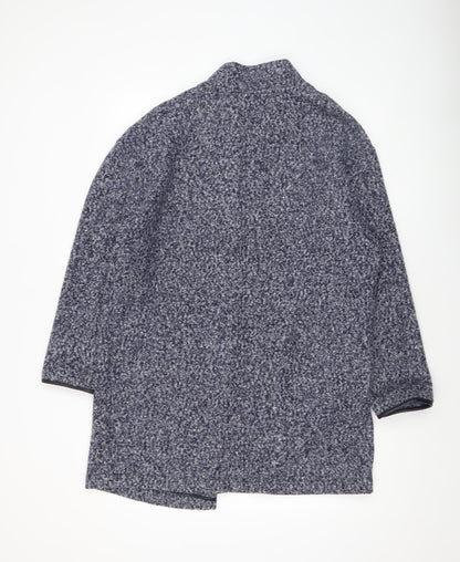Womens UK Size 16 Marks and Spencer Blue Overcoat
