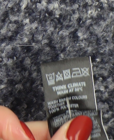 Womens UK Size 16 Marks and Spencer Blue Overcoat