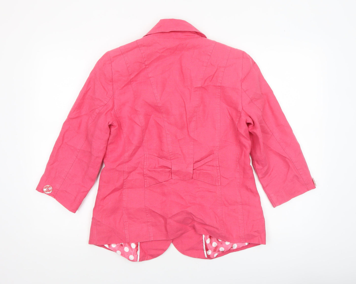 Womens UK Size 12 Marks and Spencer Regular Pink Blazer