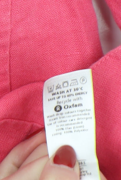 Womens UK Size 12 Marks and Spencer Regular Pink Blazer