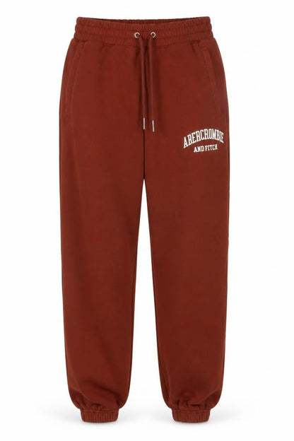 Womens UK Size XS Abercrombie & Fitch Regular Fit Jogger Brown Trousers