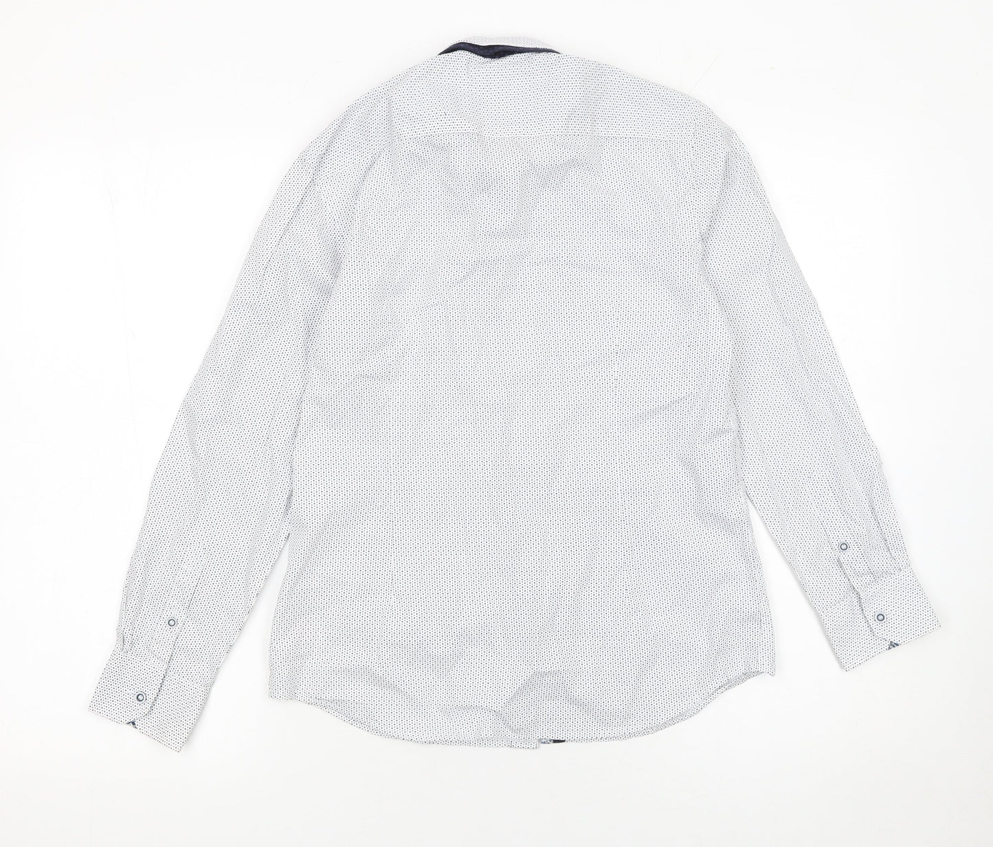 Boys UK Size 11-12 Years Diesel White Basic Button-Up