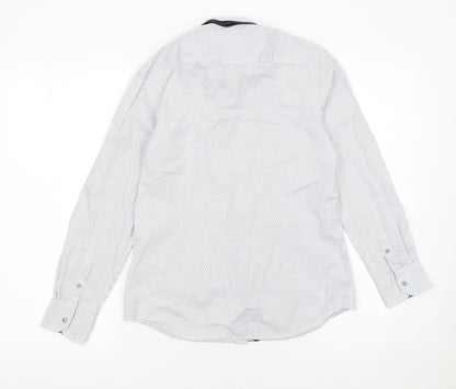 Boys UK Size 11-12 Years Diesel White Basic Button-Up