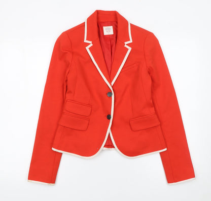 Womens UK Size 4 Gap Regular Red Blazer