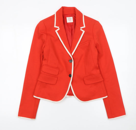 Womens UK Size 4 Gap Regular Red Blazer