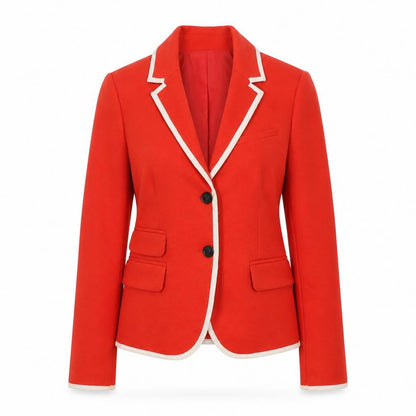 Womens UK Size 4 Gap Regular Red Blazer