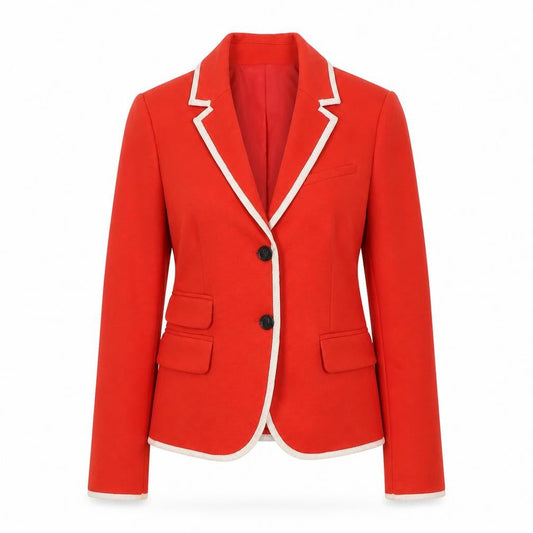 Womens UK Size 4 Gap Regular Red Blazer