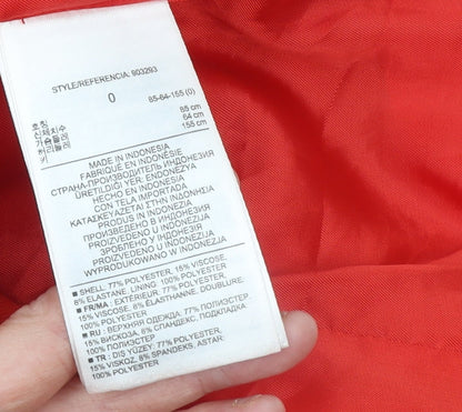 Womens UK Size 4 Gap Regular Red Blazer