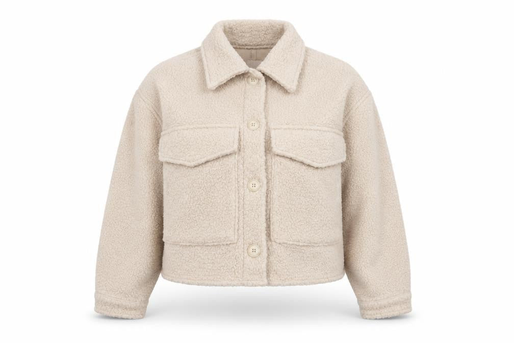 Womens UK Size 12 H&M Beige Basic Jacket