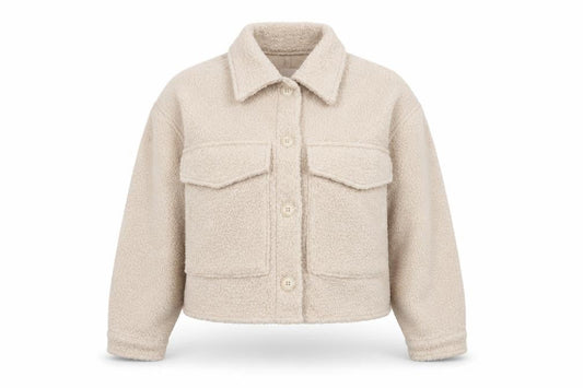 Womens UK Size 12 H&M Beige Basic Jacket