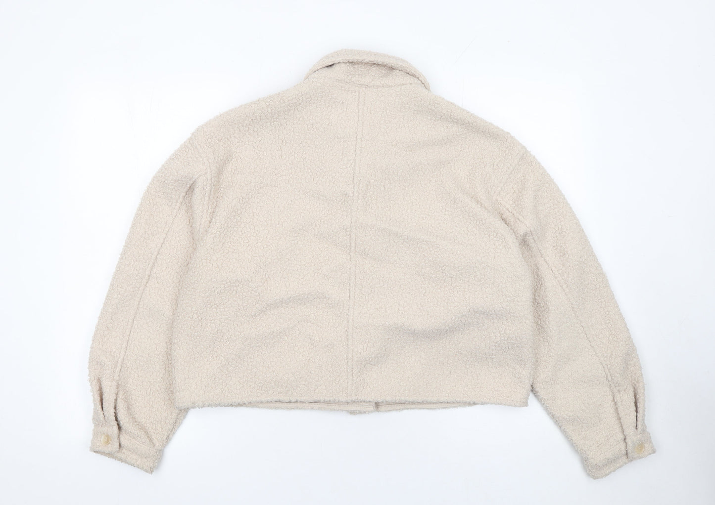 Womens UK Size 12 H&M Beige Basic Jacket