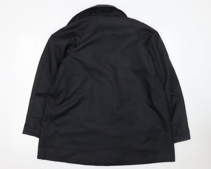 Dorothy Perkins Women’s Black Polyester Pea Coat Size 10