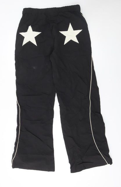 Womens UK Size 12 Daisy Street Regular Fit Cargo Black Trousers