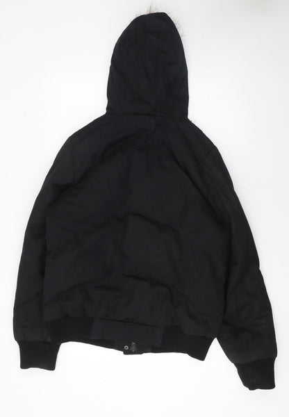 Womens UK Size 14 Dorothy Perkins Black Puffer Jacket