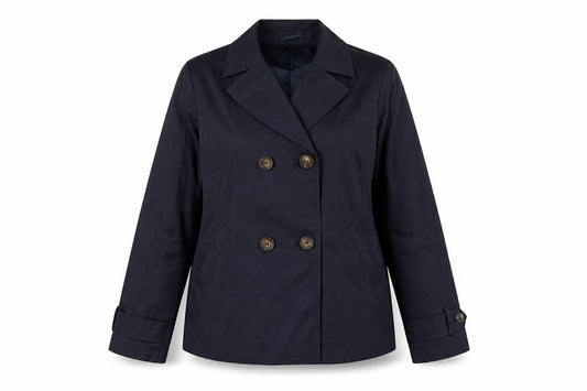 Womens UK Size 12 Debenhams Collection Blue Pea Coat