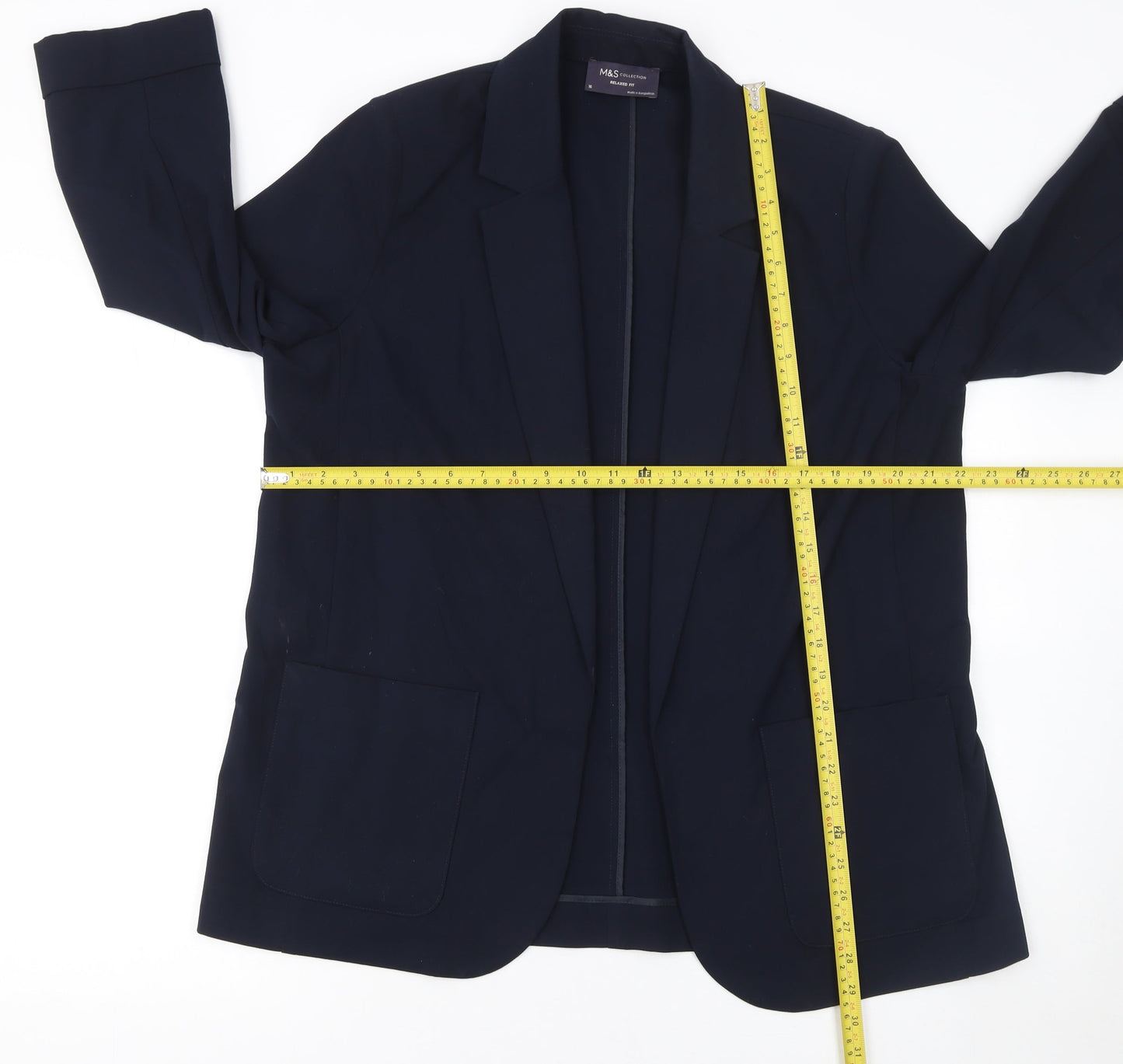 Womens UK Size 16 Marks and Spencer Regular Blue Blazer