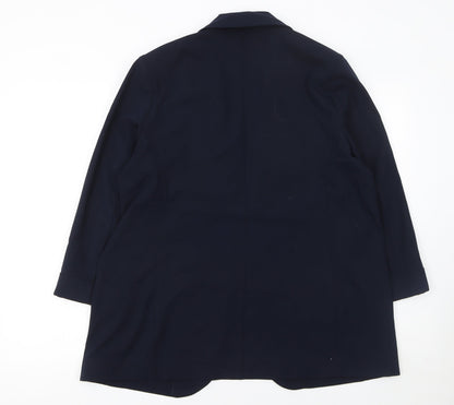 Womens UK Size 16 Marks and Spencer Regular Blue Blazer
