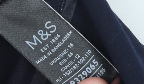 Womens UK Size 16 Marks and Spencer Regular Blue Blazer