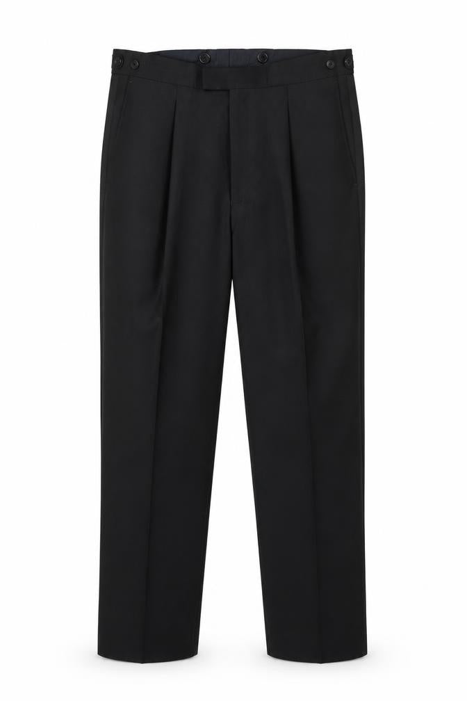 Mens UK Size 36 in Drescott Regular Fit Dress Pants Black Trousers