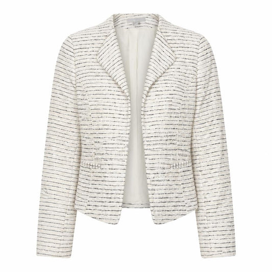 Womens UK Size 8 H&M Regular Ivory Blazer