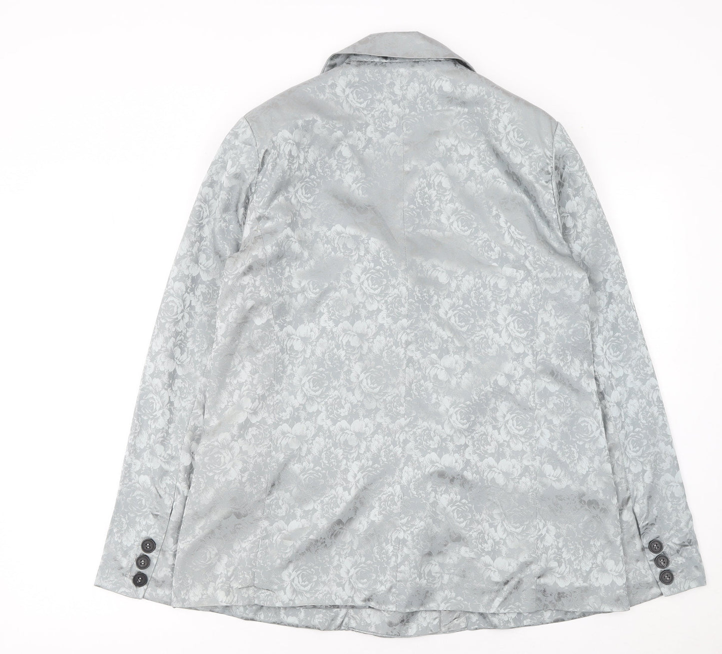Womens UK Size L K.Zell Regular Silver Blazer